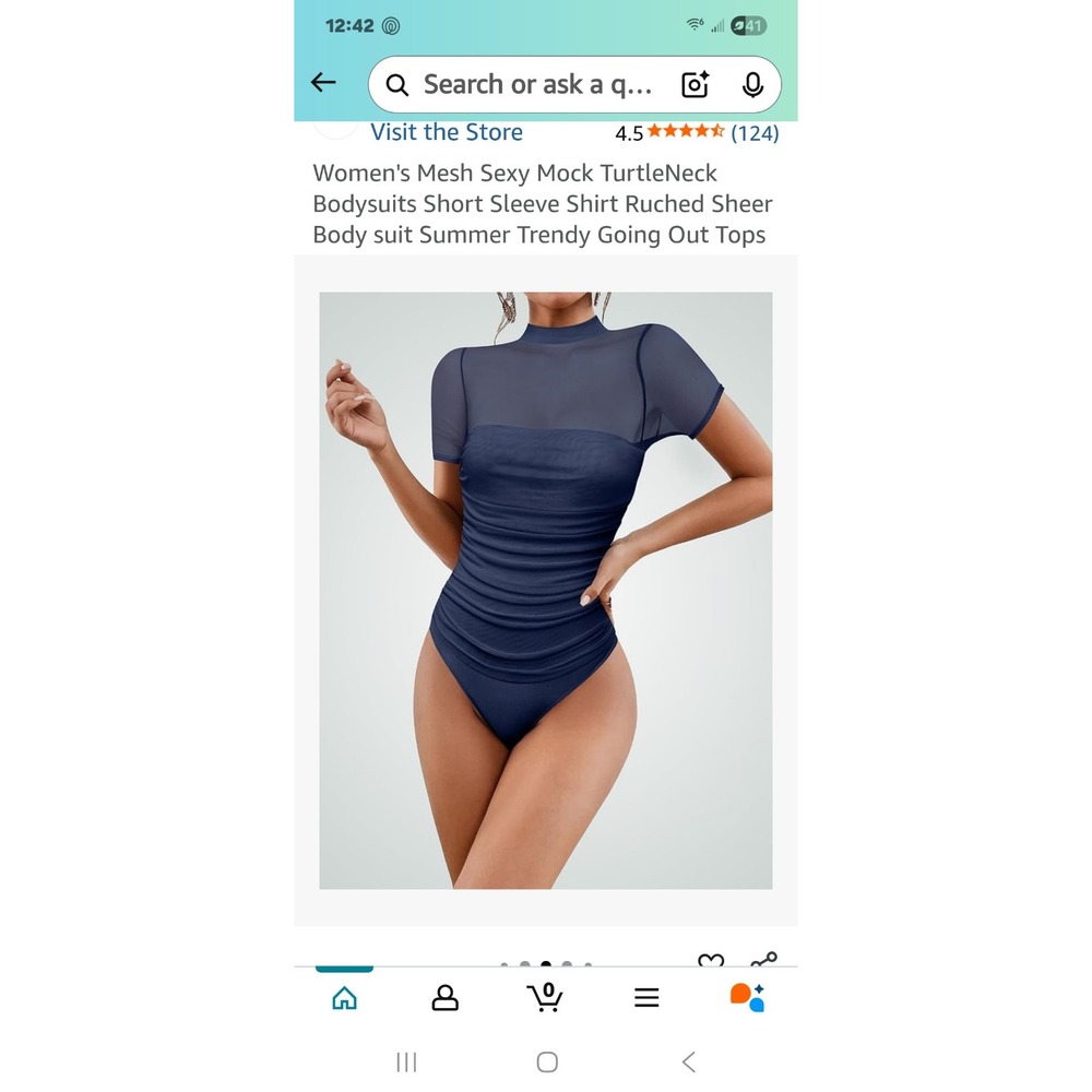 Clearance! NEW Navy Bodysuit